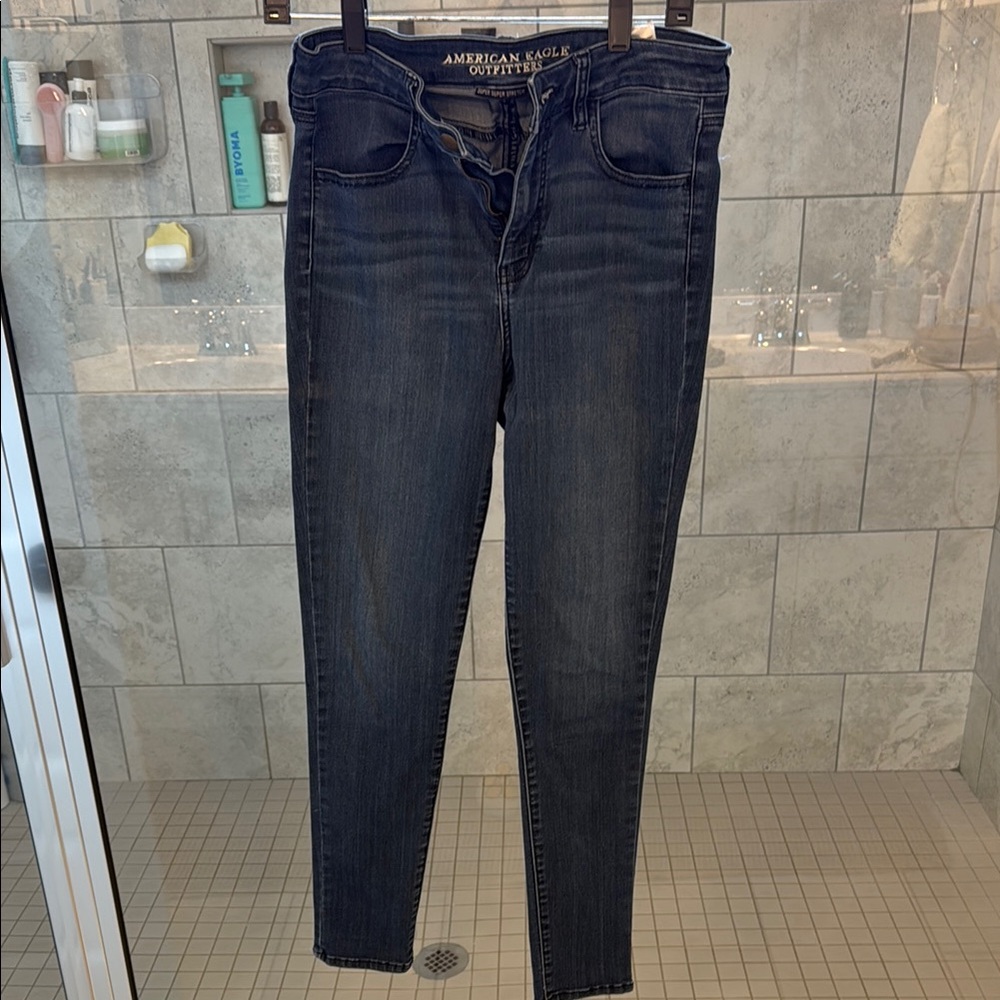 American Eagle Outfitters High Rise Dark Wash Jeans